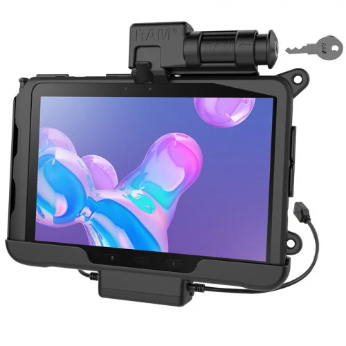 RAM-HOL-SAM57PDKLU RAM Skin держатель с замком клавиш Power + база данных для Tab Active Pro
