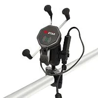Держатель N-Star X-Grip для смартфонов с беспроводным зарядным устройством, шар 25 мм (1") (NS-XGC)