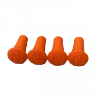 Наконечники N-Star для креплений X-grip, комплект 4 шт. Цвет оранжевый (NS-XRC-ORN)