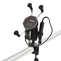 Держатель N-Star X-Grip для смартфонов с беспроводным зарядным устройством, шар 25 мм (1") (NS-XGC)