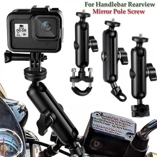Крепление N-Star для экшн камер GoPro и др. на руль мотоцикла, трубу. Муфта 60 мм (NS-AC-B6-BTB) фото 5